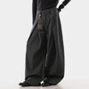 Creased Wool Palazzo Trousers