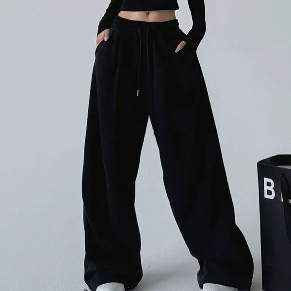 Smoke Cord Sport Wide-Leg alternatif görünüm