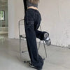 2000s Stellar Mosaic Bell Leg Denim