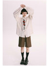 Floral Embroidery Chic Retro Long Top