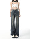 Retro Flare High-Rise Denim