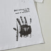 Effortless Power-Print Letter Graffiti Hip Hop T-Shirt