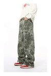 Leopar Desenli Jean Pantolon, stil görünüm — Navra Wear