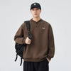 Peluş Basic Sweatshirt, yakın çekim — Navra Wear