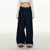 Relaxed Plaid Mosaic Heritage High-Rise Denim