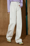 Light Wash Relaxed Fit Bell Leg Denim