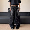 Heritage Western Style Graphic Bell Leg Denim
