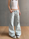 Heritage Low Waist Zipper Button Denim