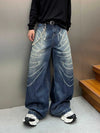 Urban Heritage Drill Printed Bell Leg Denim