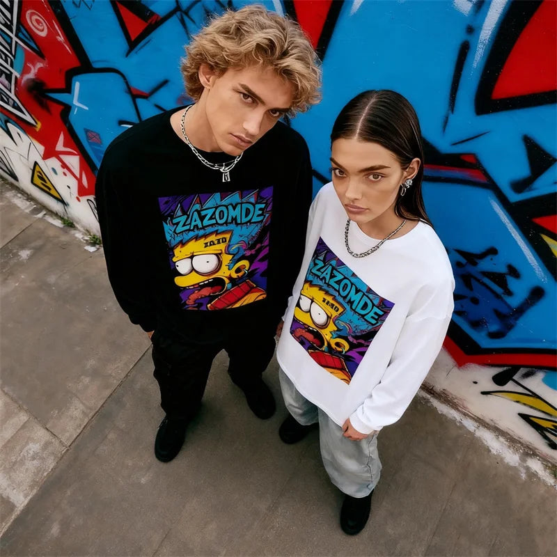 Millennium City-Block Hip Hop Long Sleeve T-Shirt