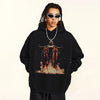 Classic Aesthetic Flaming Graphic Sweatshirt