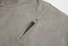 Y2K Fermuarlı Sweatshirt, yan görünüm — Navra Wear