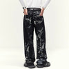Western Style Graphic Print Relaxed Classic Denim
