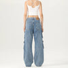 2000s Modern Easy Relaxed Utility Tooling Denim