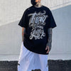 Ventilated Print Hip Hop Everyday T-Shirt