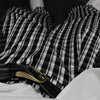 Autumn Plaid Straight Trousers