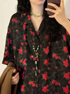 Wa-Style Floral Vintage Loose Blouse