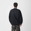 Tagged V-Neck Minimal Sweatshirt