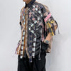 Plaid Fringe Patchwork Summer Shirt