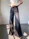 Women Chic Bell Black Bell Leg Denim