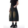 Insulated Metro Dark High-Rise Utility Denim Shorts