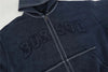 Nakışlı Fermuarlı Peluş Sweatshirt, kombin görünüm — Navra Wear
