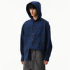Soft Plaid Hooded Street Oversized Top