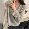 Off Shoulder Basic Breezy-Cut Weekend T-Shirt