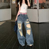 2000s Plush Torn Rinse Denim
