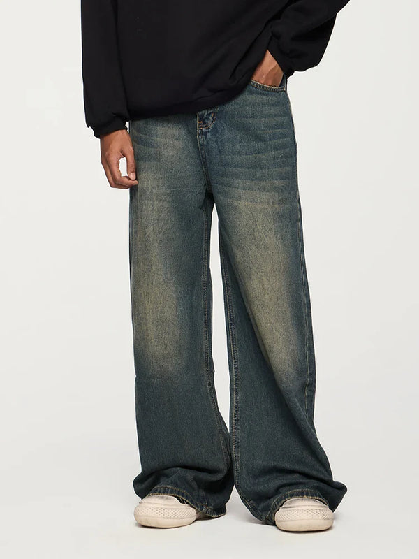 Relaxed Fit Bell-Leg Denim alternatif görünüm