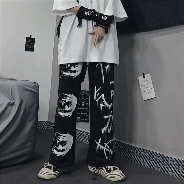 Anime Print Bottoms alternatif görünüm