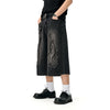 Edgy Chain Denim Shorts