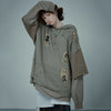 Broken Mosaic Oversized Urban Beat Sweatshirt