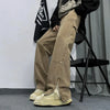 Rivet Split Straight Trousers
