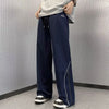 Elastic Straight Summer Trousers
