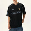 Color Blocked Letter Print Short-Sleeve Training T-Shirt