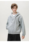 Fermuarlı Basic Sweatshirt, kombin görünüm — Navra Wear