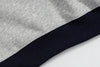 Drop Collar Stitch Script Sweatshirt