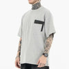 Current Leather Fragment Double Pocket T-Shirt