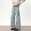 Handsome Stitched Bell Leg Denim