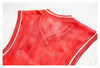 Basketbol Baskılı V Yaka Tişört, stil görünüm — Navra Wear
