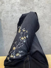 Heritage Flower Stitched Bell Denim