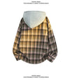 Oversize Ekose Gömlek, yakın çekim — Navra Wear
