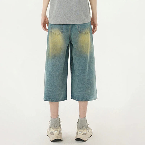 Western Metro High Street Easy Cut Denim Shorts alternatif görünüm