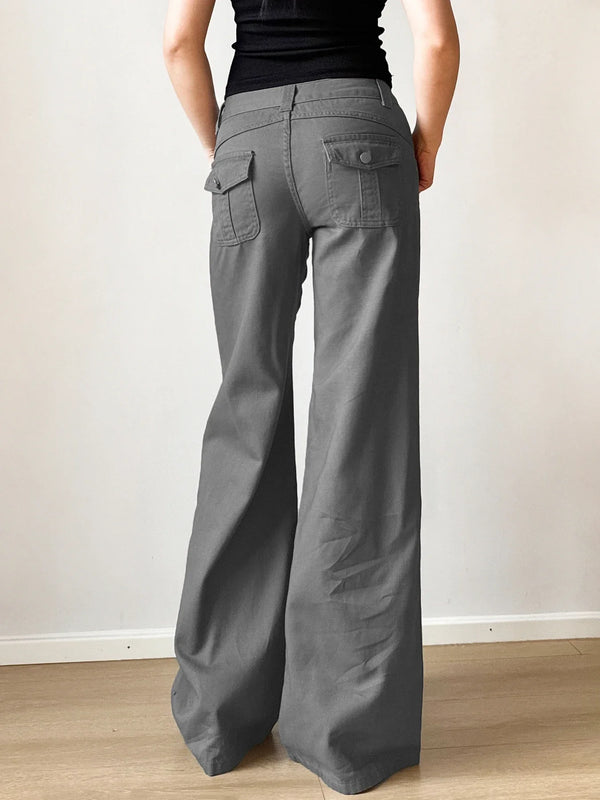 Heritage Gray Relaxed Fit Street Jeans alternatif görünüm