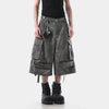 Timeless Sleek Field Ribbon Cropped Denim Shorts