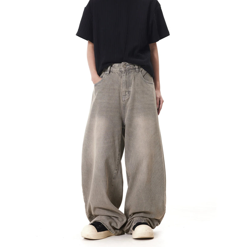 Arc Rinse Grey Relaxed Denim