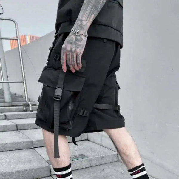 Stealth Fit Techwear Shorts alternatif görünüm