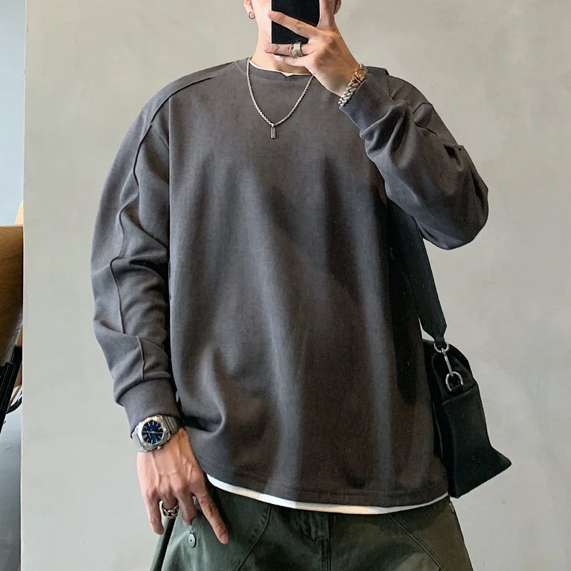 Retro Layer Hip-Hop Sweatshirt