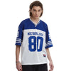 Ventilated Collage-Cut Mesh V-Neck Collar Jersey T-Shirt